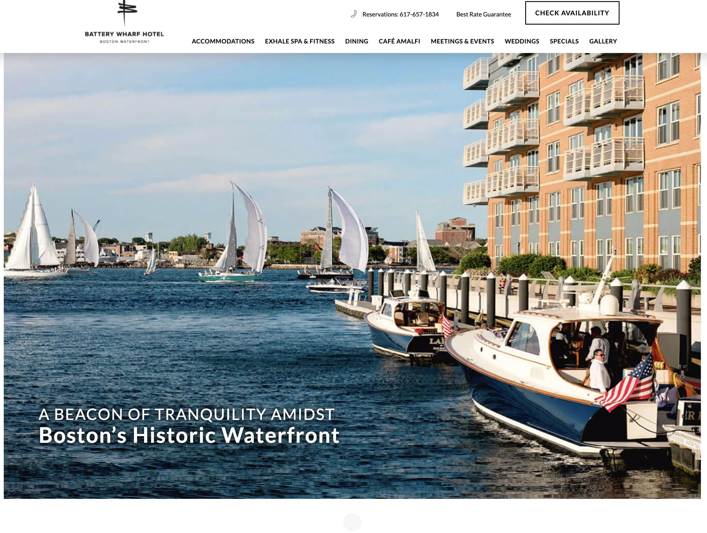 Battery Wharf Hotel — website