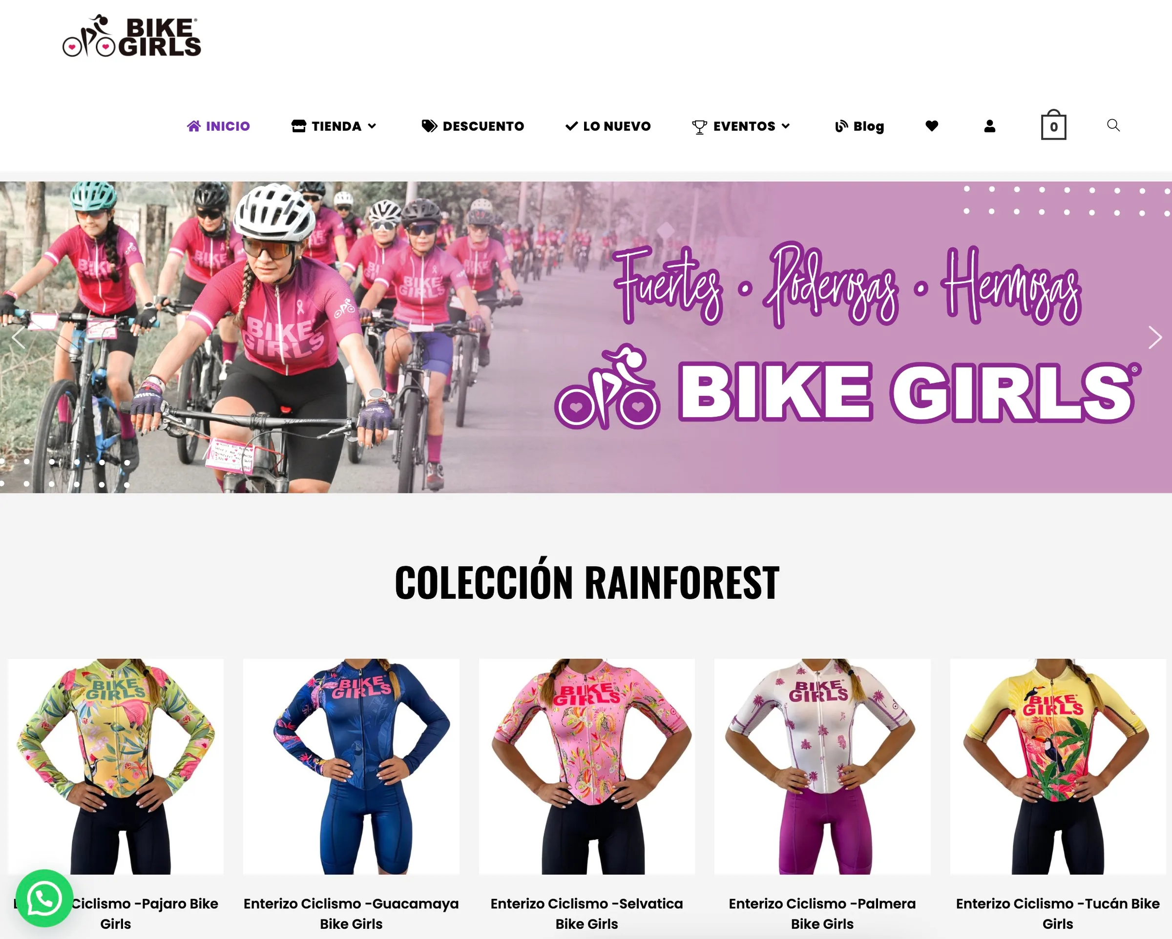 BikeGirls — website
