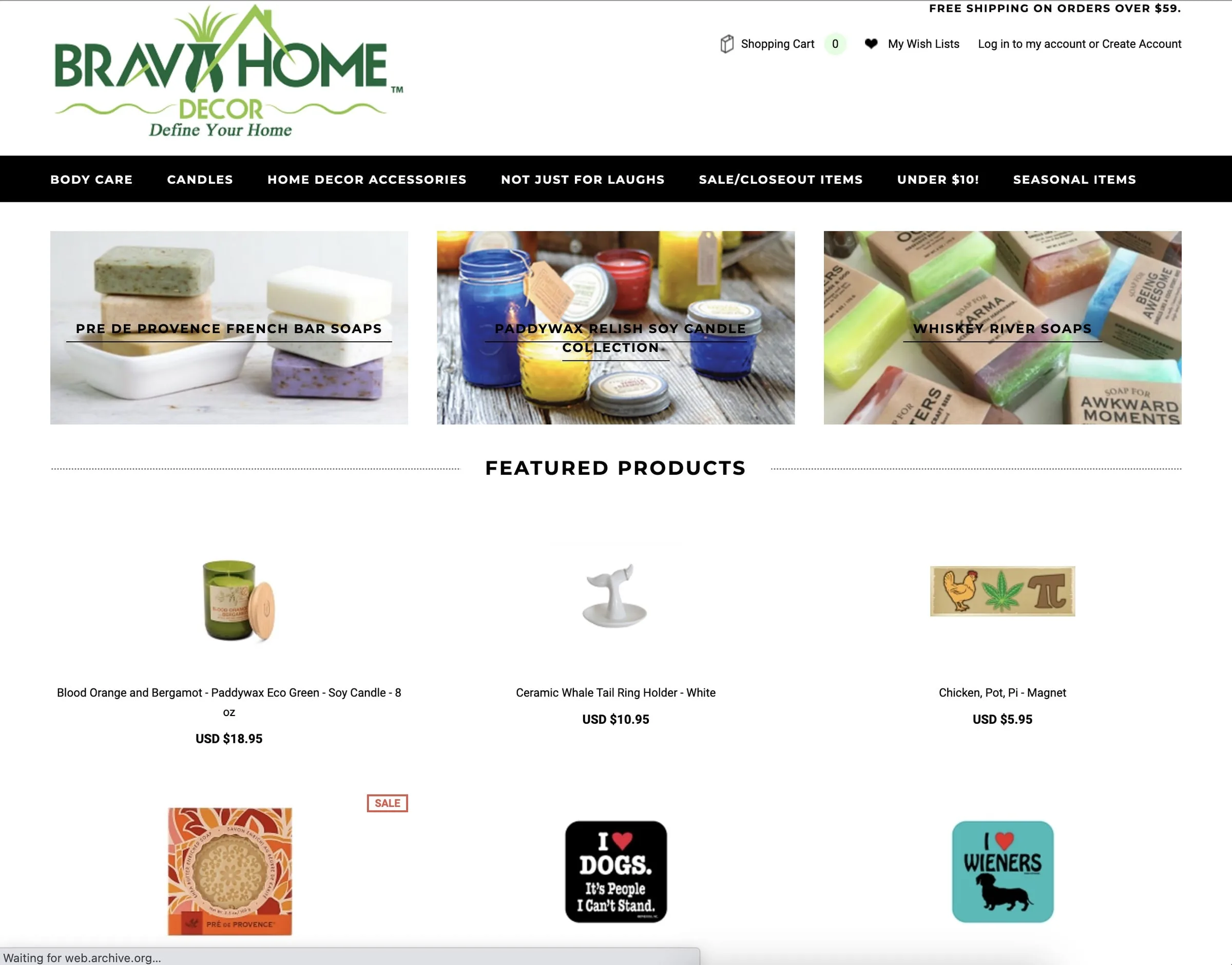 Brava Home Decor — website