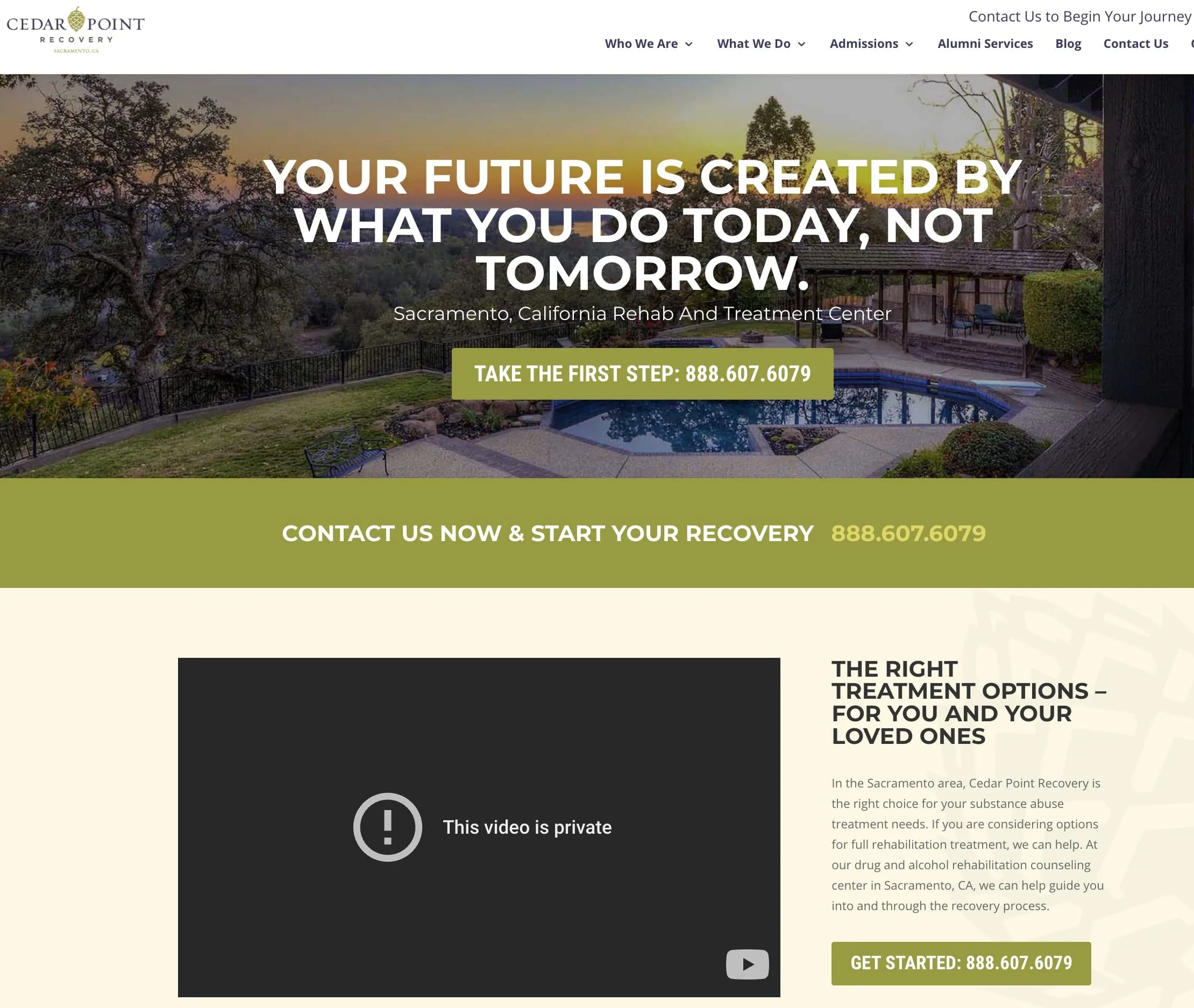 Cedar Point Recovery — website