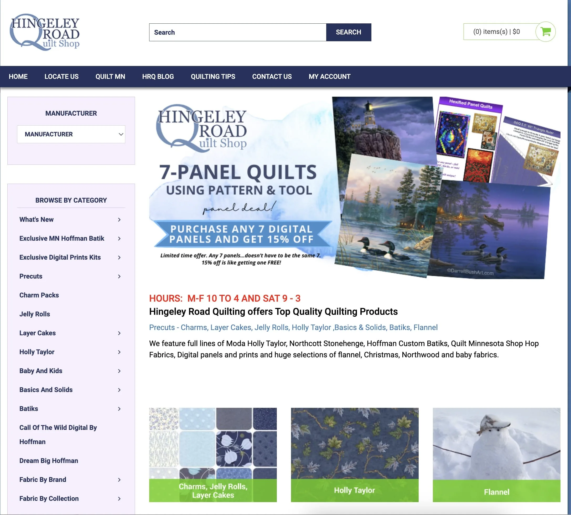Hingely Road Quilt — website