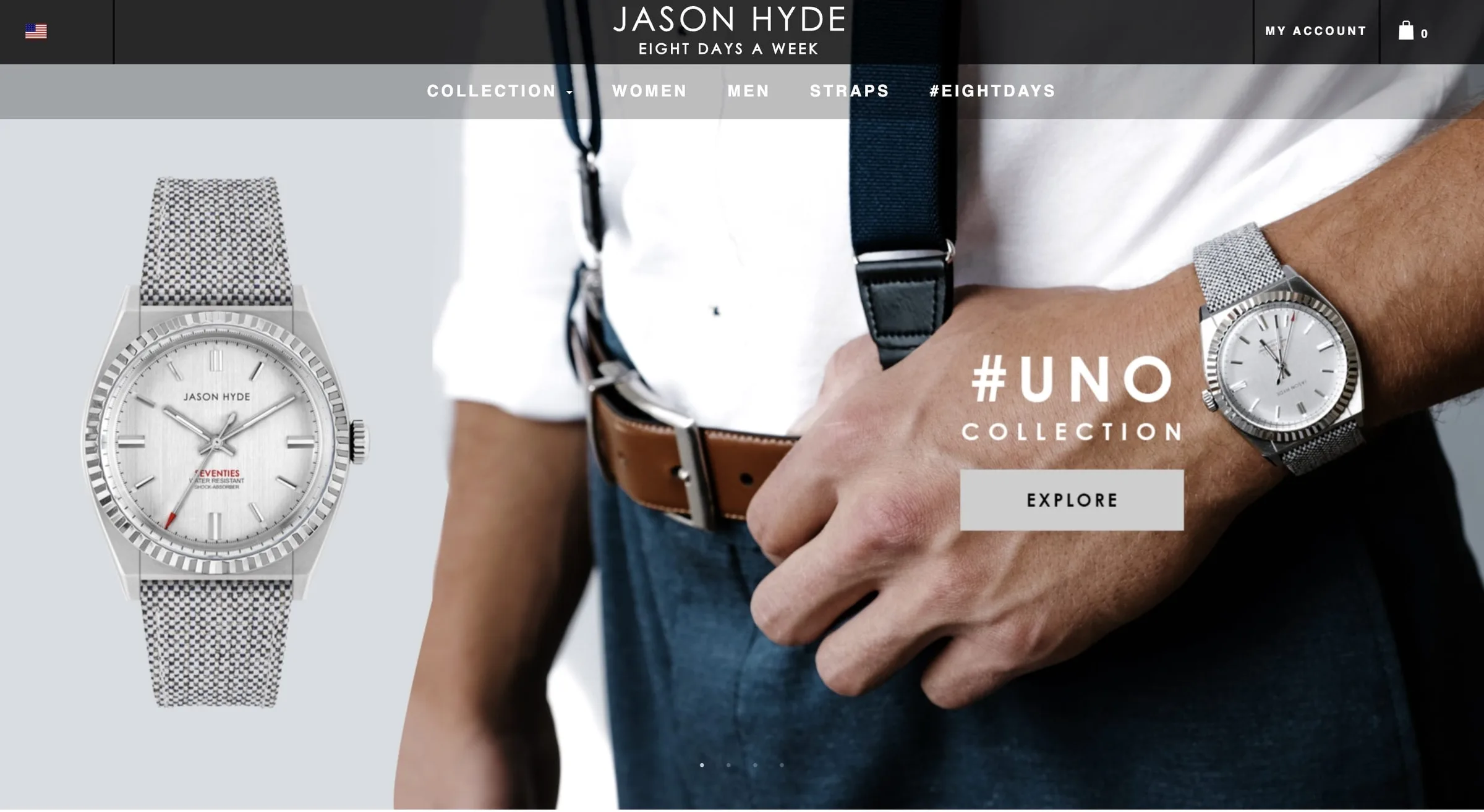 Jason Hyde Watches — website