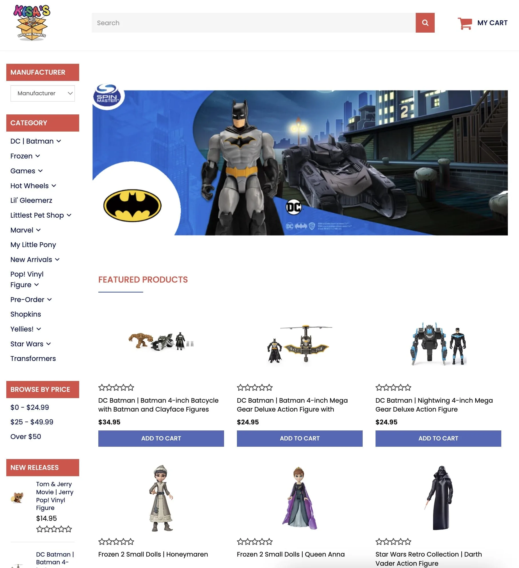 Kisa's Gifts and Trinkets — website