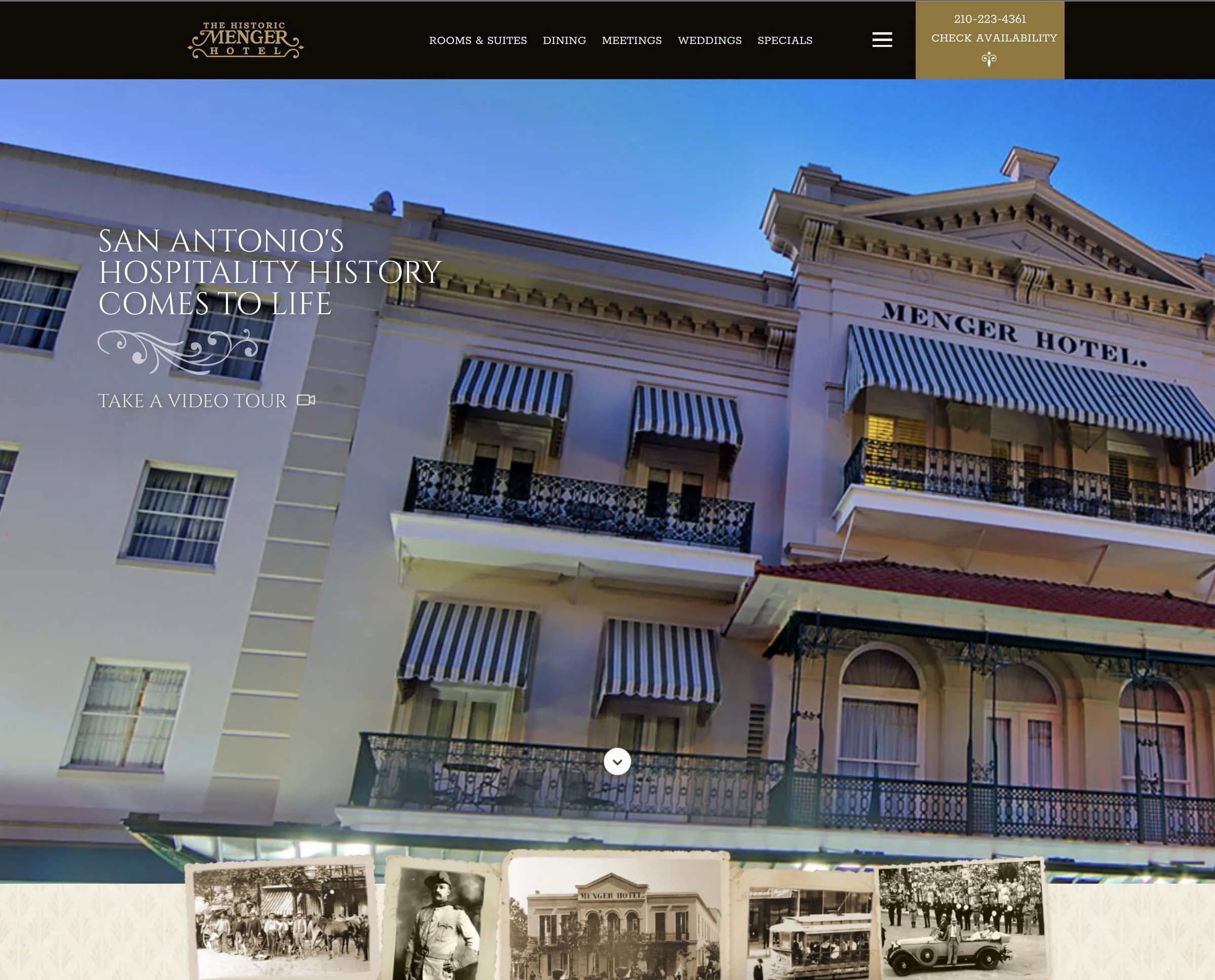 The Menger Hotel — website