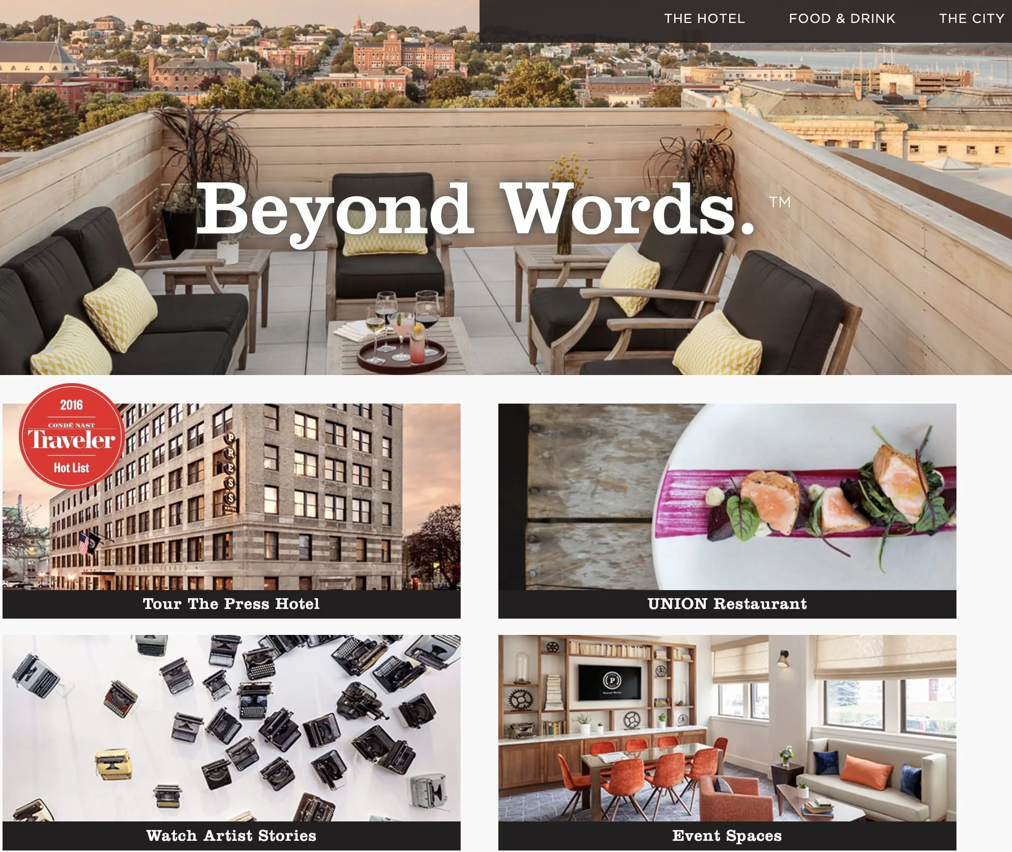 The Press Hotel, Autograph Collection — website